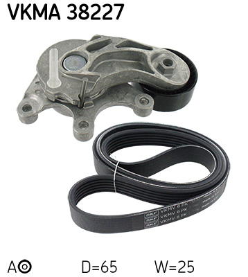 Kit Cinghie Poly-V - VKMA 38227 SKF